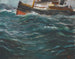 Un navire dans une mer agitée - Christian Krohg — näkymä teoksesta