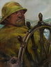 Au gouvernail - Christian Krohg — näkymä teoksesta