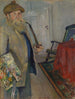 Autoportrait - Christian Krohg — näkymä teoksesta