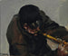 Le Musicien - Christian Krohg — näkymä teoksesta