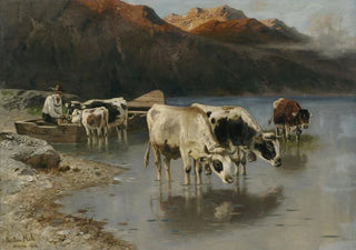 Christian Mali - Hirte mit Khen am Seeufer.webp