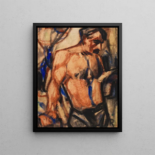 Christian Rohlfs - Arbeiter mit nacktem Oberkrper.webp
