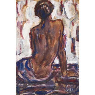 Christian Rohlfs - Female nude seen from behind.webp