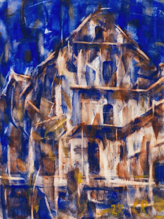 Maisons tessinoises I - Christian Rohlfs — näkymä teoksesta