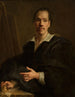 Autoportrait tenant un portrait miniature du prince de Liechtenstein - Christian Seybold — näkymä teoksesta
