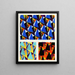 Formes décoratives pour la surface Pl 20 - Christian Stoll — kehystetty taideteos seinällä