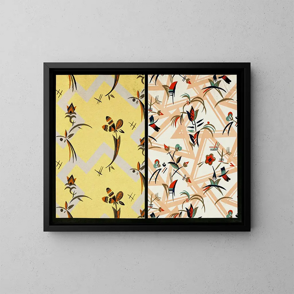 Formes de bijoux appliqués pour la surface Pl 29 - Christian Stoll — kehystetty taideteos seinällä