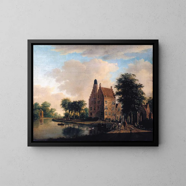 Maison Oudaen près de Breukelen - Christian Zepp — kehystetty taideteos seinällä
