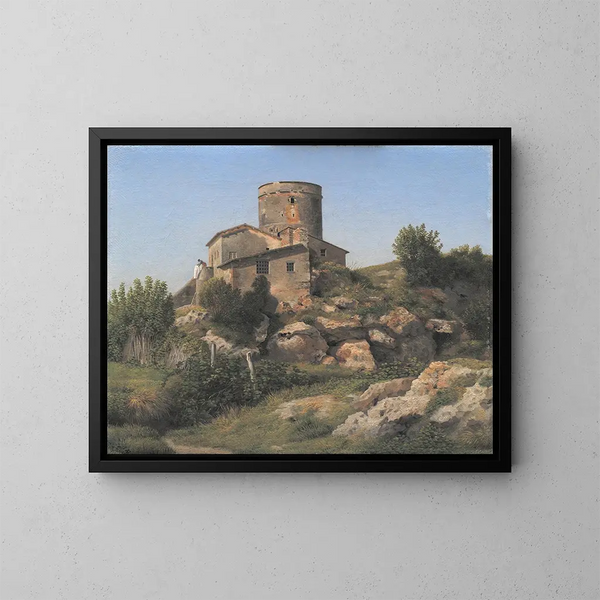 Läheinen Tor di Quinto - Christoffer Wilhelm Eckersberg — kehystetty taideteos seinällä