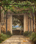 Une pergola en Italie - Christoffer Wilhelm Eckersberg — näkymä teoksesta