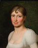 Christine Rebekka Eckersberg née Hyssing, ensimmäinen vaimo taiteilijasta - Christoffer Wilhelm Eckersberg — näkymä teoksesta