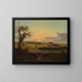 Maisemamaalaus passage, Mn saari - Christoffer Wilhelm Eckersberg — kehystetty taideteos seinällä