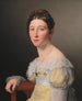 Portrait d'Emilie Henriette Massmann fiancée de Frederik Wilhelm Caspar von Benzon - Christoffer Wilhelm Eckersberg — näkymä teoksesta