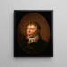 Portrait d'un homme - Christoffer Wilhelm Eckersberg — kehystetty taideteos seinällä
