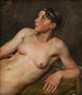 Nainen makaa alasti - Christoffer Wilhelm Eckersberg — näkymä teoksesta