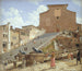 Les marches en marbre menant à l'église de Santa Maria in Aracoeli à Rome - Christoffer Wilhelm Eckersberg — näkymä teoksesta