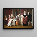 La Famille Nathanson - Christoffer Wilhelm Eckersberg — kehystetty taideteos seinällä
