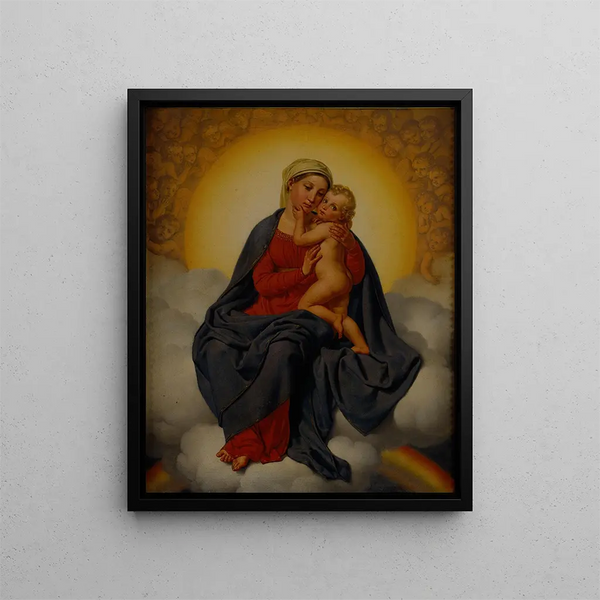 Christoffer Wilhelm Eckersberg - The Virgin And Child.webp