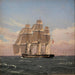 La corvette Najaden sous voiles - Christoffer Wilhelm Eckersberg — näkymä teoksesta