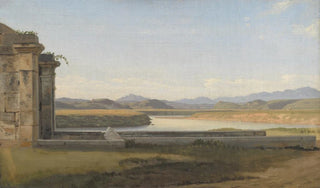 Christoffer Wilhelm Eckersberg - View from the Fontana Acetosa Rome.webp