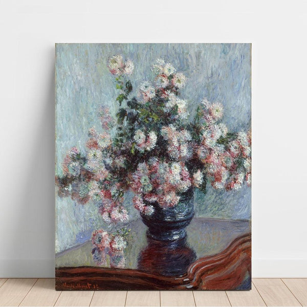 Maalauksen jäljennös Krysanteemit - Claude Monet