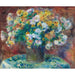 Maalauksen jäljennös Chrysanthèmes-maalaus - Pierre-Auguste Renoir