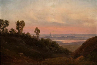 Chrystian Breslauer - Hilly landscape at sunset.webp