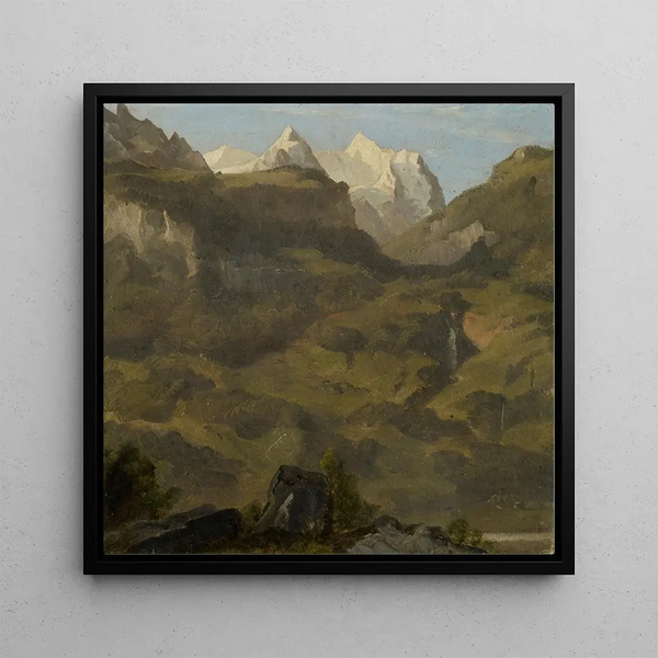 Chutes de Reichenbach et le Wetterhorn - Jakob Christoph Miville
