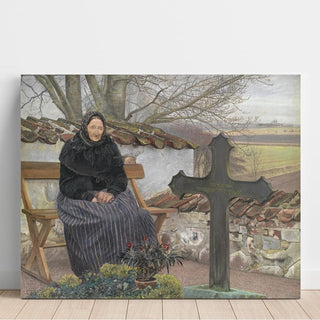Cimetière de Fløng - Laurits Andersen Ring | Reproduction Tableau Décoration murale affiche copie
