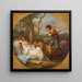 Cimon ja Iphigénie - Angelica Kauffmann — kehystetty taideteos seinällä