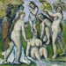 Viisi uimaria - Paul Cézanne — näkymä teoksesta