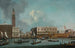 Le Buctentaure-maalaus, joka palaa Môle-alueelle Helatorstaina - Bernardo Canalin piiri — näkymä teoksesta