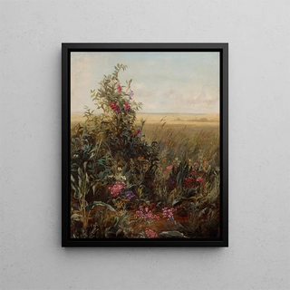 Circle Of Fidelia Bridges - Wildflowers against a Vast Landscape.webp