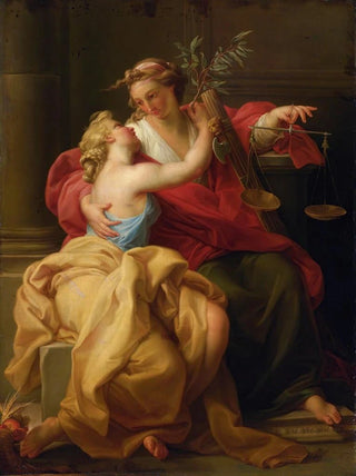 Circle Of Pompeo Batoni - Allegory Of Peace And Justice.webp