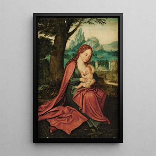 Circle of Joachim Patinir - Madonna and Child in a landscape.webp