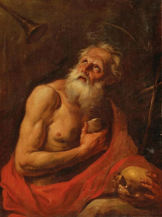 Circle of Johann Carl Loth - The Penitent Saint Jerome.webp
