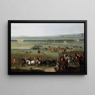 Circle of John Wootton - Racing Scene at Newmarket.webp