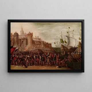 Circle of Juan de la Corte - Deborah and Barak against Sisera.webp