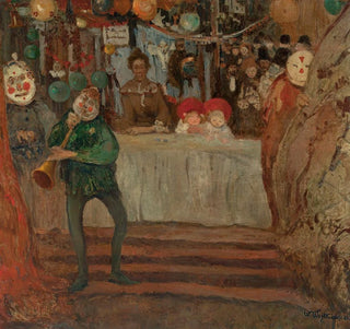 Cirque devant le petit théâtre - Witold Wojtkiewicz