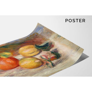 Citrons et orange - Pierre-Auguste Renoir | Reproduction Tableau Décoration murale affiche copie