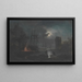 Kuuvalo- - Claude-Joseph Vernet — kehystetty taideteos seinällä