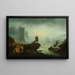 Aamumaalaus - Claude-Joseph Vernet — kehystetty taideteos seinällä