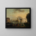 Napoli - Claude-Joseph Vernet — kehystetty taideteos seinällä