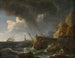 Merimaalauksen Claude-Joseph Vernet — näkymä teoksesta