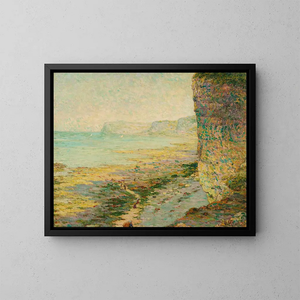 Falaises de la Mare Basse - Claude-Émile Schuffenecker — kehystetty taideteos seinällä