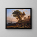 taiteilija luonnosta inspiroituneena - Claude Lorrain — kehystetty taideteos seinällä