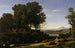 Maisemamaalaus Apollonista ja muusista - Claude Lorrain — näkymä teoksesta
