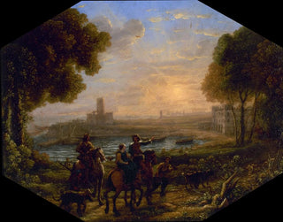 Claude Lorrain - Paysage avec le port de Santa Marinella.webp