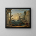 Lähdön kuningatar Saban - Claude Lorrain | Reproduction — kehystetty taideteos seinällä