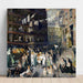 Cliff Dwellers - George Wesley Bellows — teoksen seinäesittely